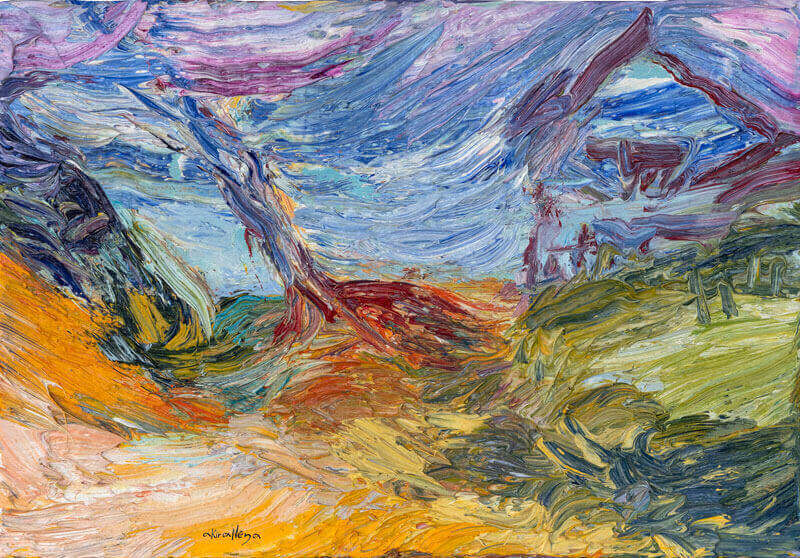 H akiraNena ζωγραφίζει την κίνηση της φύσης