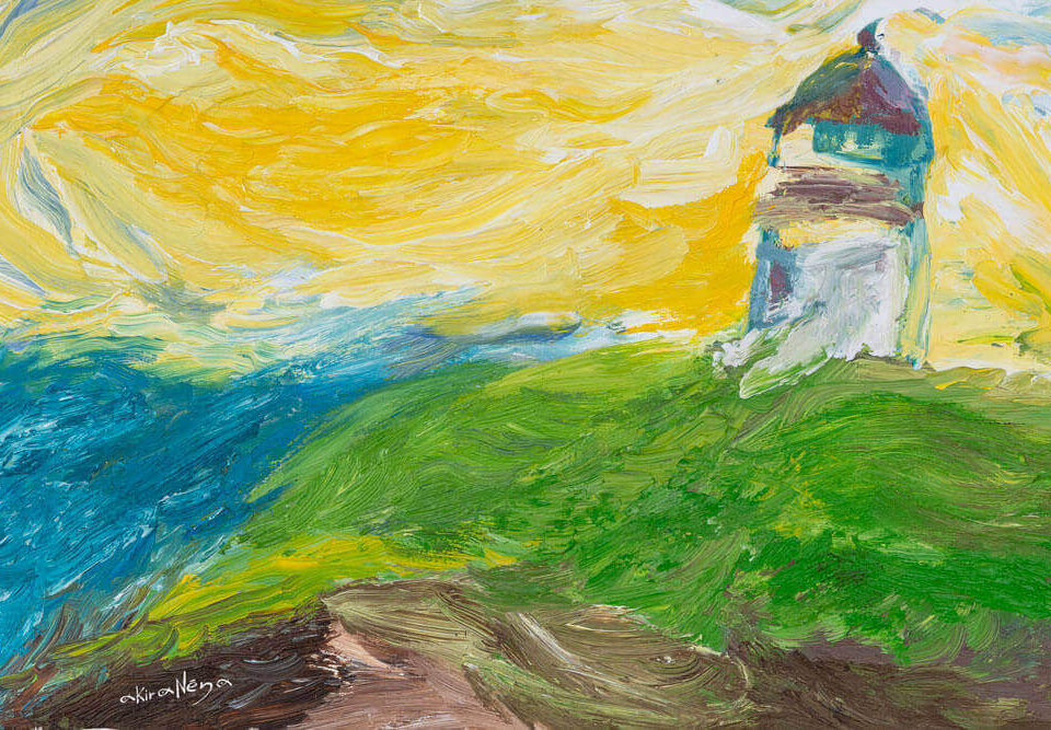 H akiraNena ζωγραφίζει έναν φάρο