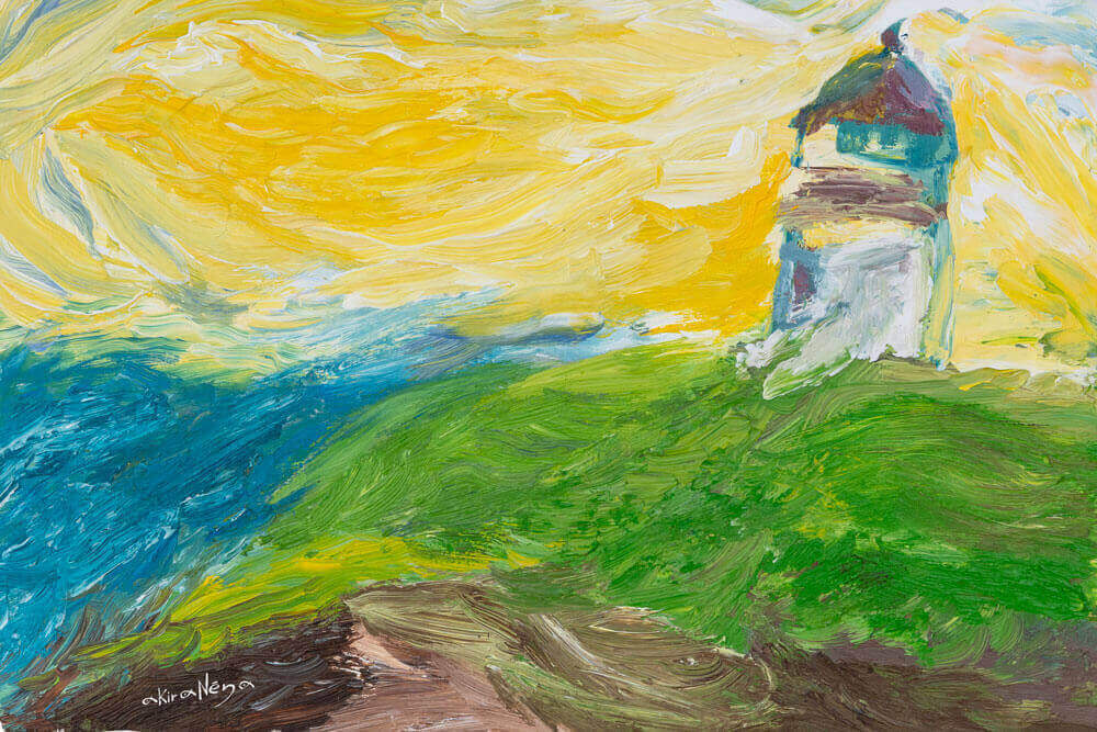 H akiraNena ζωγραφίζει έναν φάρο