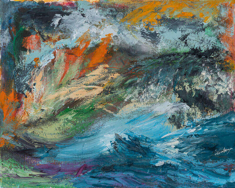 H akiraNena ζωγραφίζει τη θάλασσα