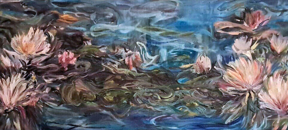 H akiraNena ζωγραφίζει τα νούφαρα